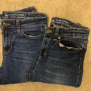 Gap always skinny jeans bundle